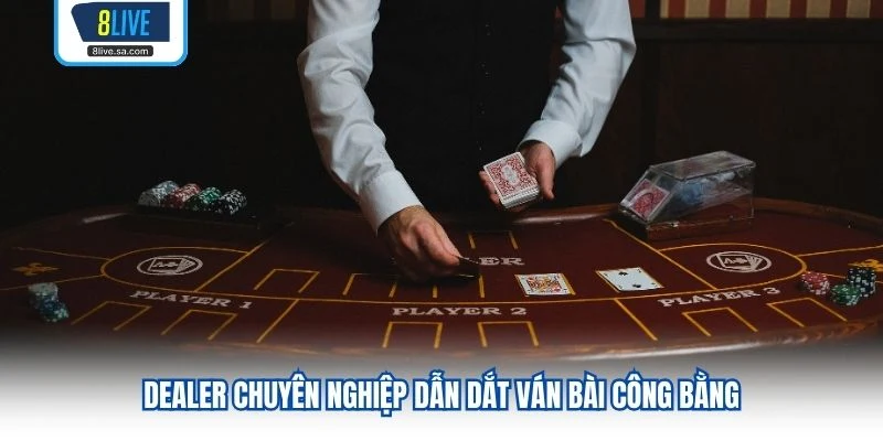 Dealer chuyên nghiệp dẫn dắt ván bài công bằng