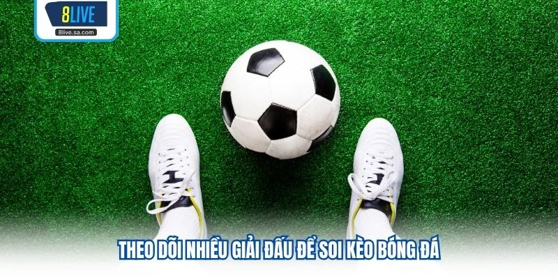  Theo dõi nhiều giải đấu để soi kèo bóng đá